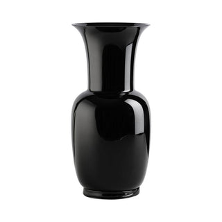 Venini Opalino 706.22 one-color vase h. 14 11/64 in. Venini Opalino Black Inside Black - Buy now on ShopDecor - Discover the best products by VENINI design