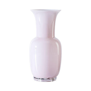 Venini Opalino 706.22 one-color vase h. 14 11/64 in. Venini Opalino Cipria Pink Inside Cipria Pink - Buy now on ShopDecor - Discover the best products by VENINI design