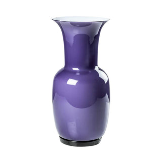 Venini Opalino 706.22 opaline vase with milk-white inside h. 14 11/64 in. Venini Opalino Indigo Inside Milk-White - Buy now on ShopDecor - Discover the best products by VENINI design