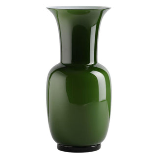Venini Opalino 706.24 opaline vase with milk-white inside h. 16 17/32 in. Venini Opalino Apple Green Inside Milk-White - Buy now on ShopDecor - Discover the best products by VENINI design