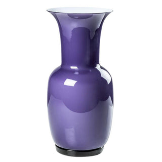Venini Opalino 706.24 opaline vase with milk-white inside h. 16 17/32 in. Venini Opalino Indigo Inside Milk-White - Buy now on ShopDecor - Discover the best products by VENINI design