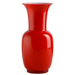 Venini Opalino 706.24 opaline vase with milk-white inside h. 16 17/32 in. Venini Opalino Red Inside Milk-White - Buy now on ShopDecor - Discover the best products by VENINI design