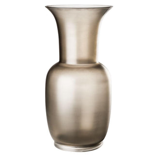 Venini Satin 706.24 satin vase h. 16 17/32 in. Venini Satin Grey-Crystal - Buy now on ShopDecor - Discover the best products by VENINI design