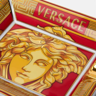 Versace meets Rosenthal Medusa Amplified Golden Coin ashtray 5.12 inch Buy on Shopdecor VERSACE HOME collections