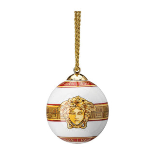 Versace meets Rosenthal Medusa Amplified Golden Coin porcelain ball Buy on Shopdecor VERSACE HOME collections