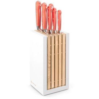 Wusthof Classic Color 8-piece designer knife block set Wusthof Coral Peach - Buy now on ShopDecor - Discover the best products by WÜSTHOF design