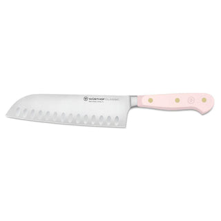Wusthof Classic Color santoku knife with hollow edge 7" Wusthof Pink Himalayan Salt - Buy now on ShopDecor - Discover the best products by WÜSTHOF design