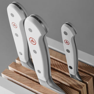 Wusthof Classic White 6-piece knife block set Santoku version - Buy now on ShopDecor - Discover the best products by WÜSTHOF design