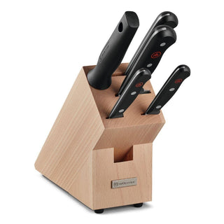Wusthof Gourmet 6-piece knife block set 1095070505 - Buy now on ShopDecor - Discover the best products by WÜSTHOF design